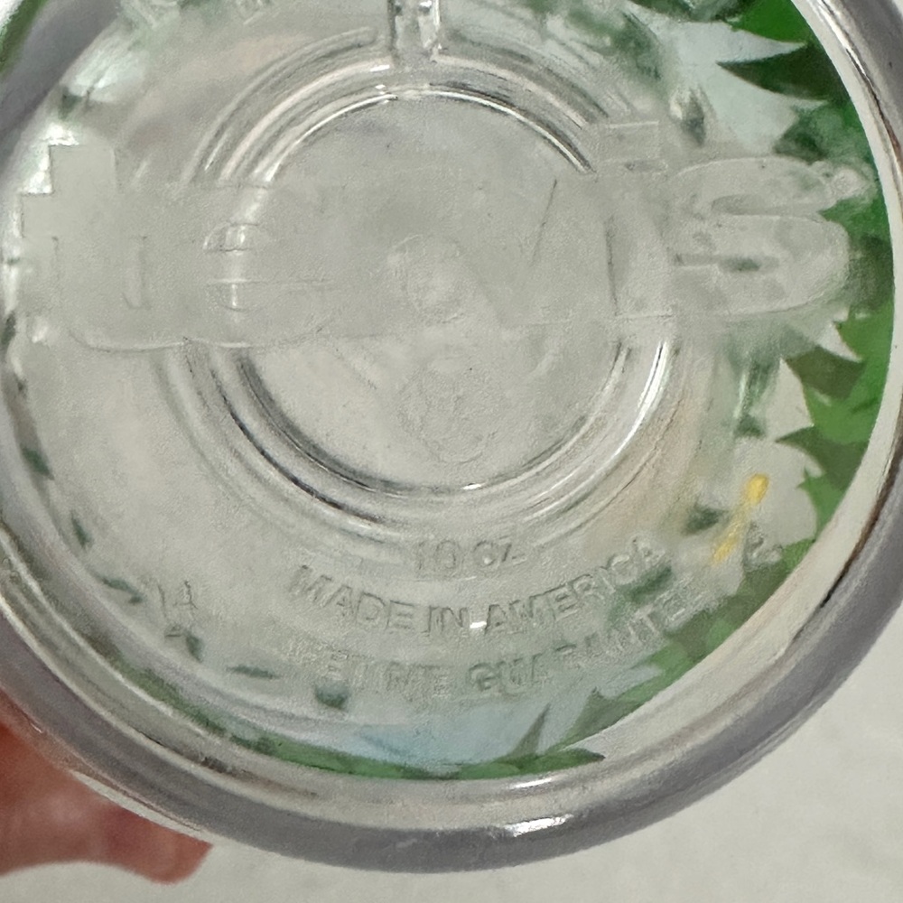 Lot 4 Tervis Colorful Tumblers 1 Lid Monkey, Heart,Peace & Butterfly 16oz & 10oz - Picture 10 of 10